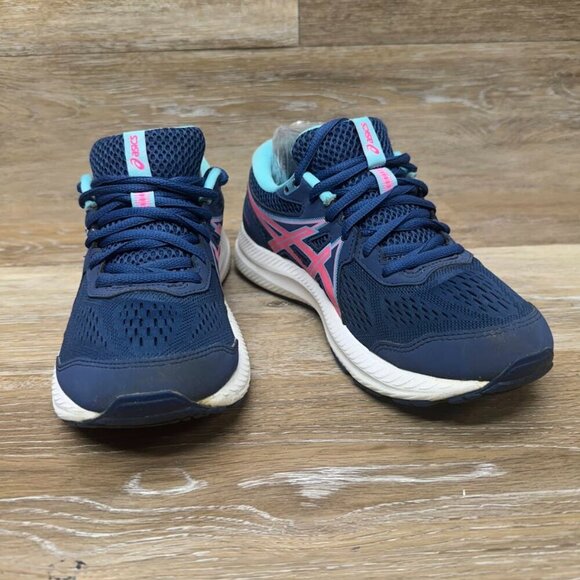 Asics Gel Contend 7 Blue Sneaker Women's Size 8 - Picture 6 of 8